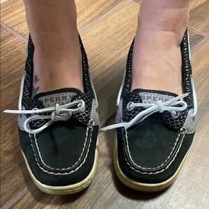 Sperry Black Boat Shoes